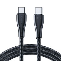  USB kabelis Joyroom S-CC100A11 Type-C to Type-C 100W 1.2m black 